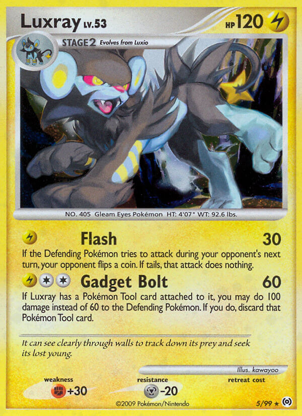 Luxray (5/99) (Theme Deck Exclusive) [Platinum: Arceus] | Gear Gaming Bentonville