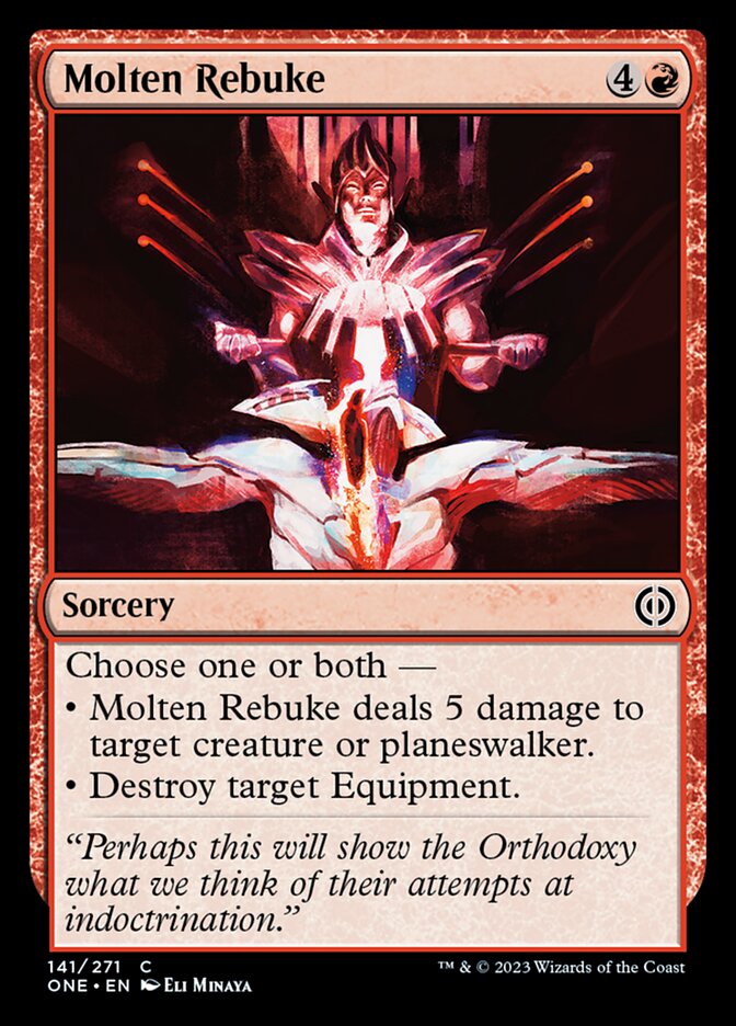 Molten Rebuke [Phyrexia: All Will Be One] | Gear Gaming Bentonville