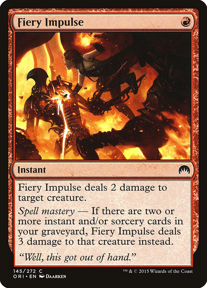 Fiery Impulse [Magic Origins] | Gear Gaming Bentonville