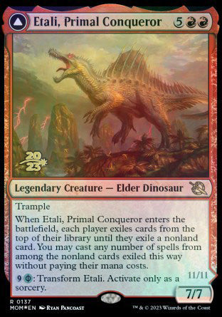 Etali, Primal Conqueror // Etali, Primal Sickness [March of the Machine Prerelease Promos] | Gear Gaming Bentonville