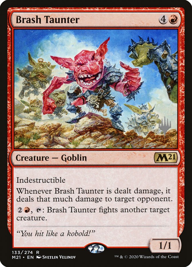 Brash Taunter (Promo Pack) [Core Set 2021 Promos] | Gear Gaming Bentonville