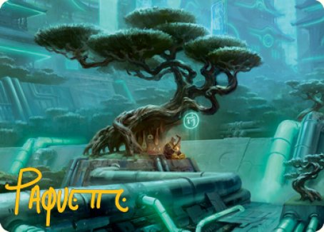 Forest Art Card (Gold-Stamped Signature) [Kamigawa: Neon Dynasty Art Series] | Gear Gaming Bentonville