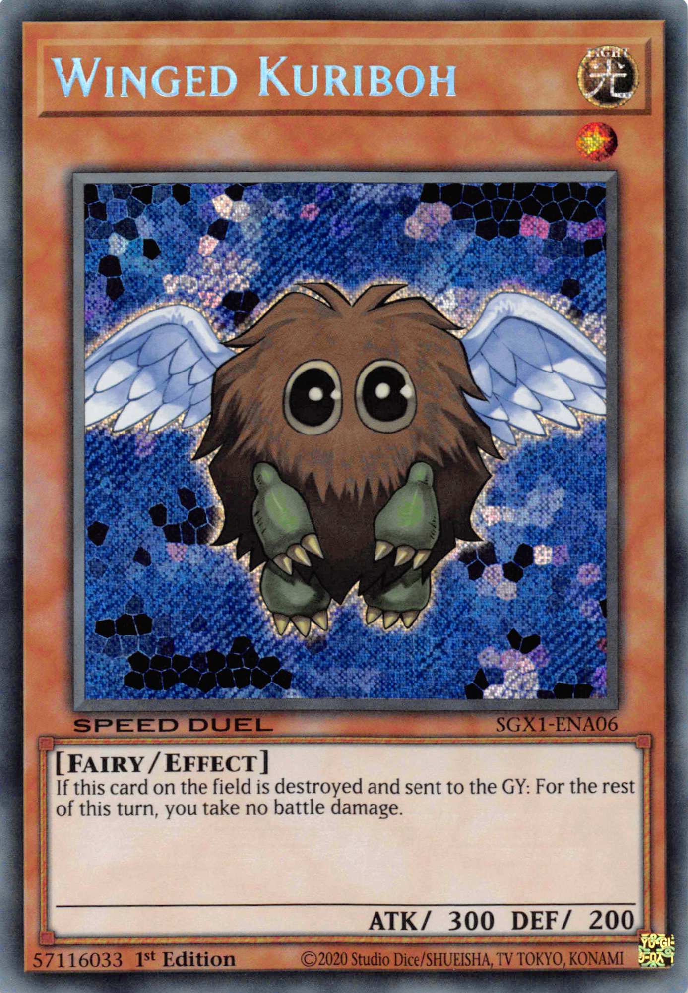 Winged Kuriboh [SGX1-ENA06] Secret Rare | Gear Gaming Bentonville