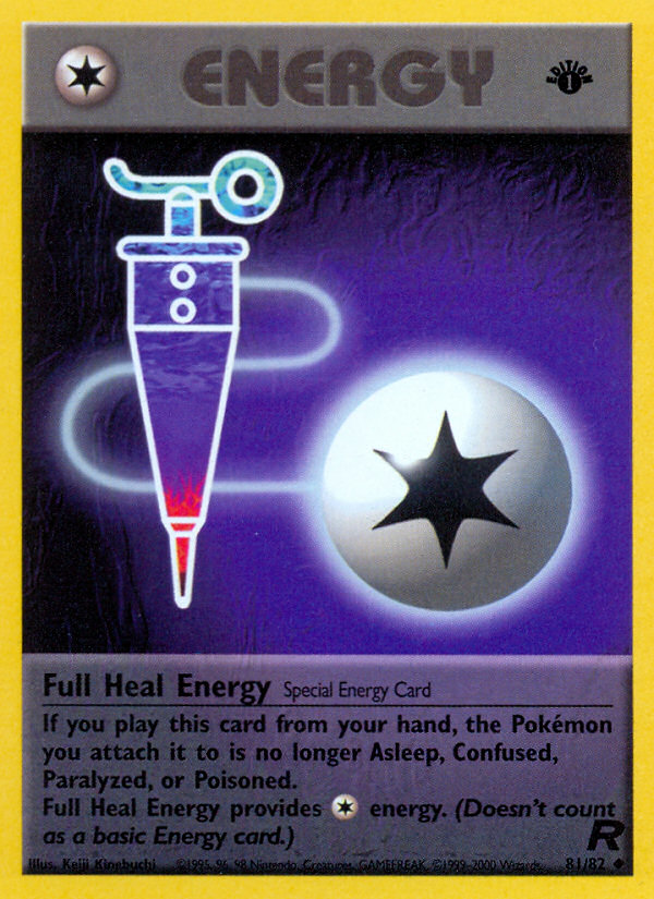 Full Heal Energy (81/82) [Team Rocket 1st Edition] | Gear Gaming Bentonville