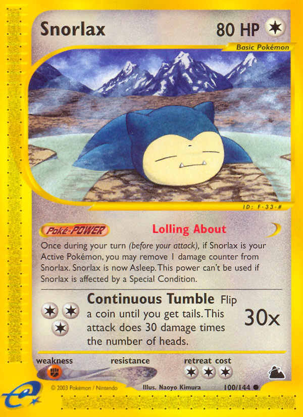 Snorlax (100/144) [Skyridge] | Gear Gaming Bentonville