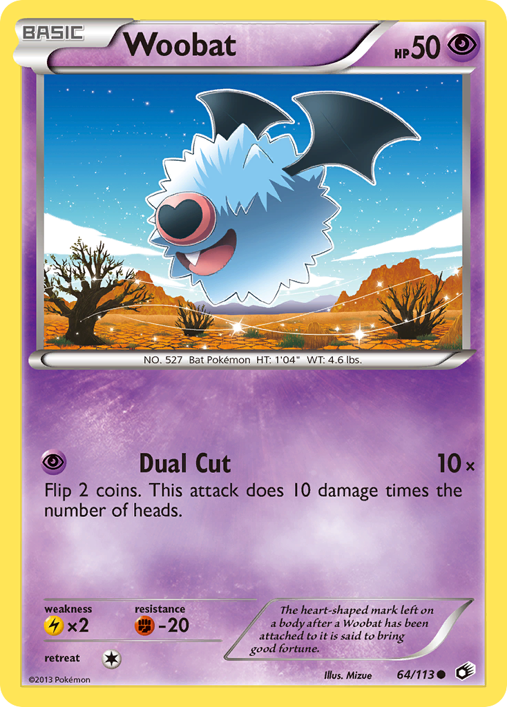 Woobat (64/113) [Black & White: Legendary Treasures] | Gear Gaming Bentonville