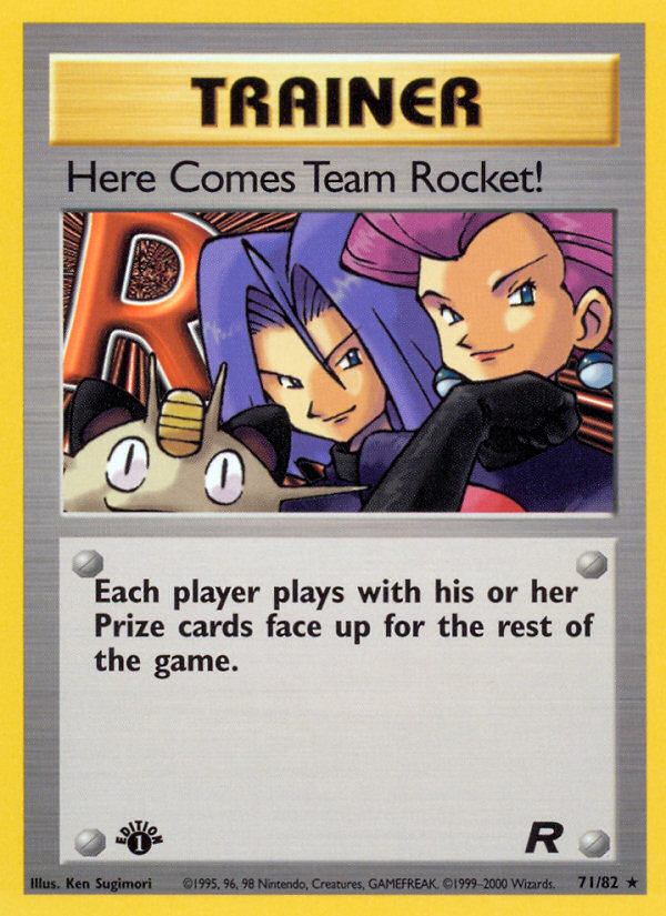 Here Comes Team Rocket! (71/82) [Team Rocket 1st Edition] | Gear Gaming Bentonville