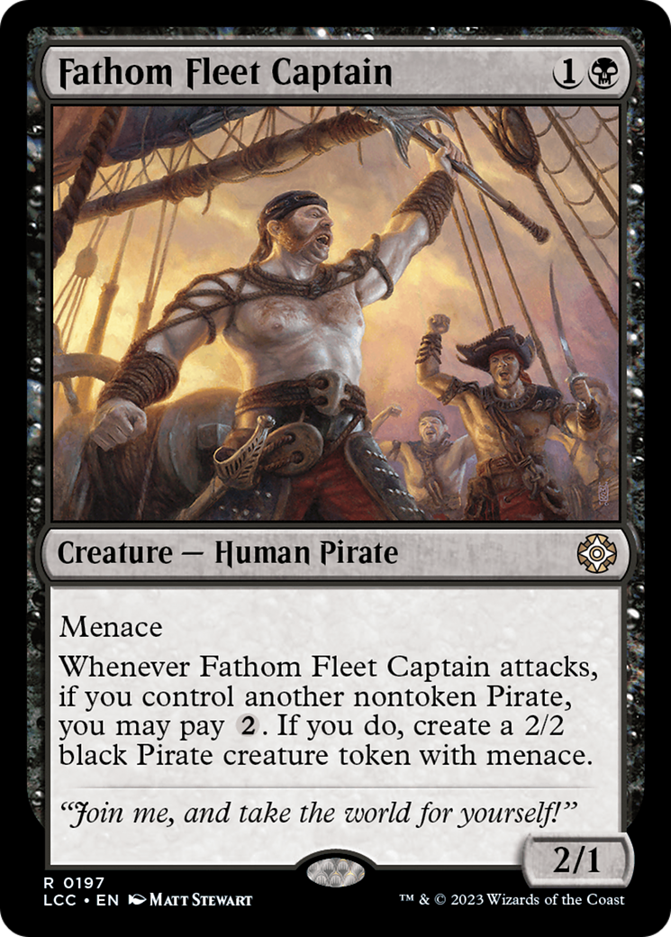 Fathom Fleet Captain [The Lost Caverns of Ixalan Commander] | Gear Gaming Bentonville