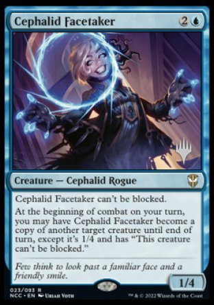 Cephalid Facetaker (Promo Pack) [Streets of New Capenna Commander Promos] | Gear Gaming Bentonville