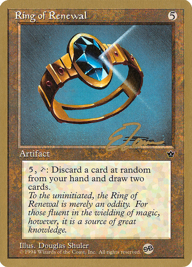 Ring of Renewal (Eric Tam) (SB) [Pro Tour Collector Set] | Gear Gaming Bentonville