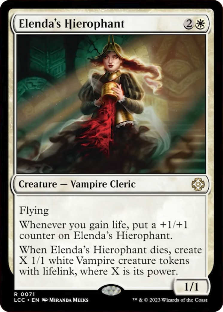 Elenda's Hierophant [The Lost Caverns of Ixalan Commander] | Gear Gaming Bentonville