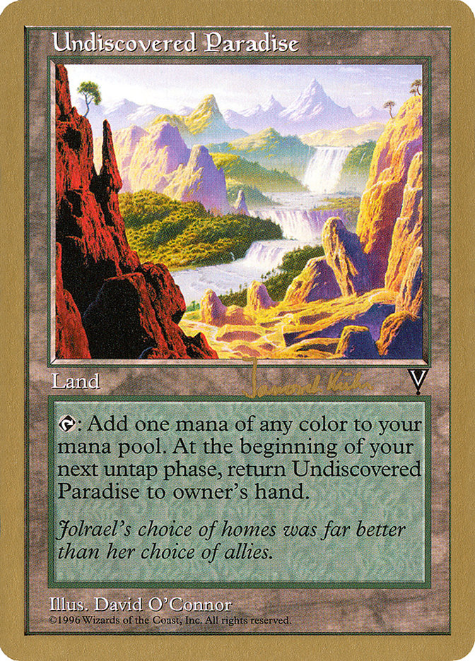Undiscovered Paradise (Janosch Kuhn) [World Championship Decks 1997] | Gear Gaming Bentonville