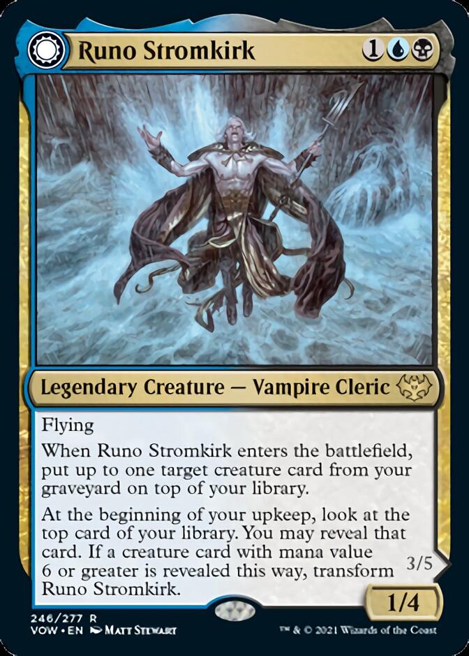 Runo Stromkirk // Krothuss, Lord of the Deep [Innistrad: Crimson Vow] | Gear Gaming Bentonville