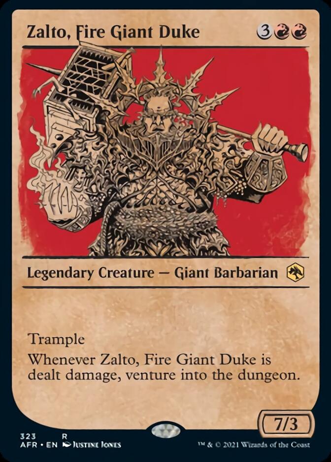 Zalto, Fire Giant Duke (Showcase) [Dungeons & Dragons: Adventures in the Forgotten Realms] | Gear Gaming Bentonville