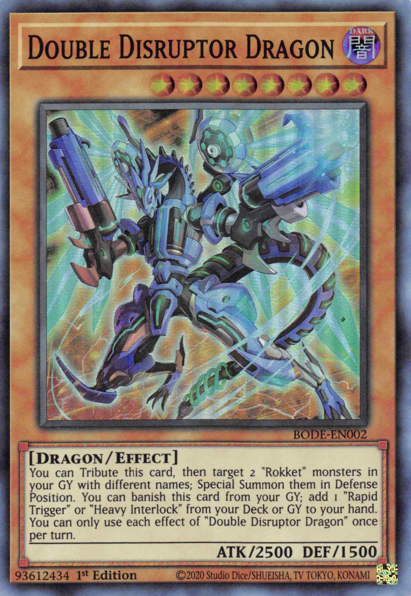 Double Disrupter Dragon [BODE-EN002] Super Rare | Gear Gaming Bentonville