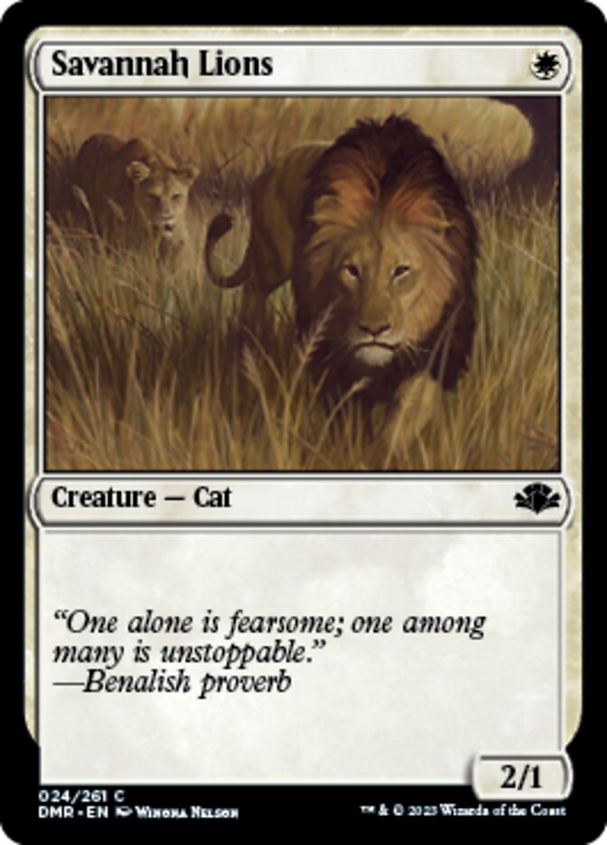 Savannah Lions [Dominaria Remastered] | Gear Gaming Bentonville