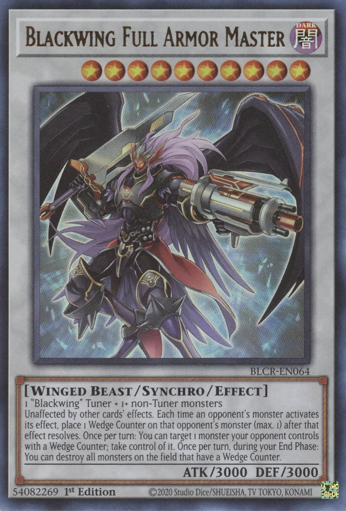 Blackwing Full Armor Master [BLCR-EN064] Ultra Rare | Gear Gaming Bentonville