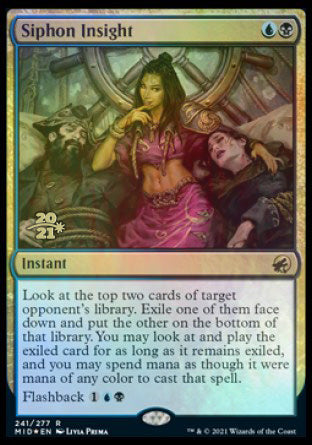 Siphon Insight [Innistrad: Midnight Hunt Prerelease Promos] | Gear Gaming Bentonville
