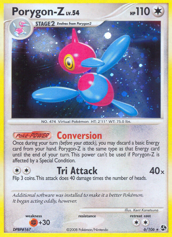 Porygon Z (6/106) (Theme Deck Exclusive) [Diamond & Pearl: Great Encounters] | Gear Gaming Bentonville