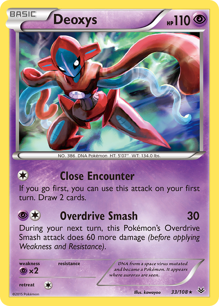 Deoxys (33/108) [XY: Roaring Skies] | Gear Gaming Bentonville