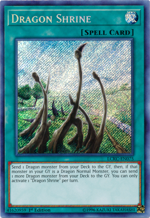 Dragon Shrine [LCKC-EN075] Secret Rare | Gear Gaming Bentonville