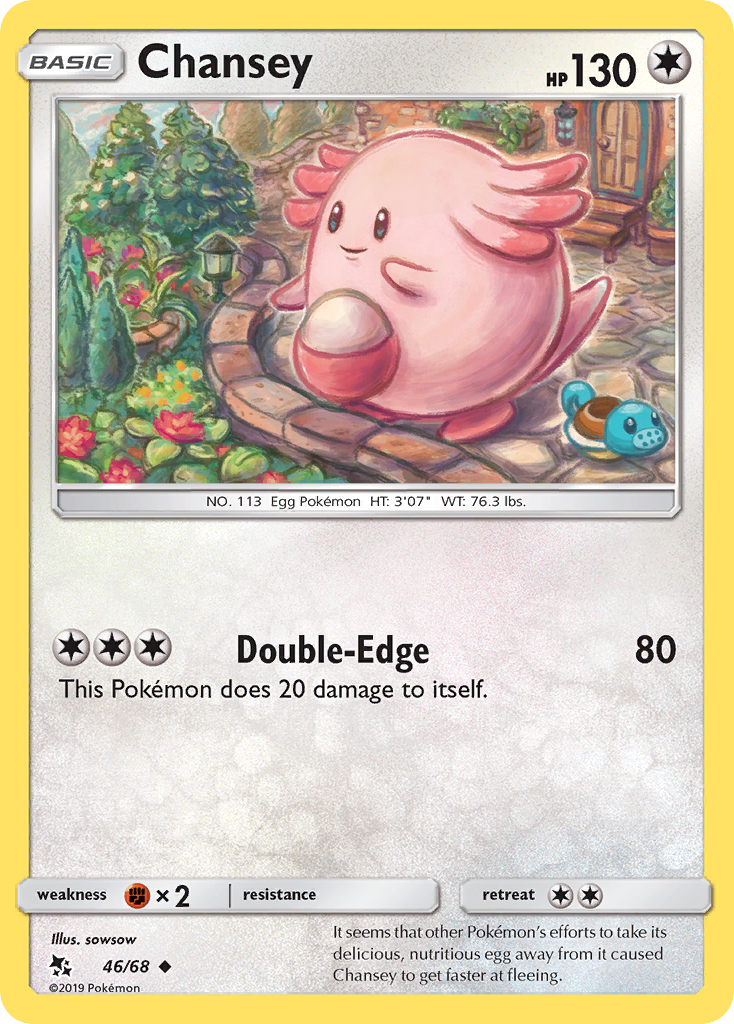 Chansey (46/68) [Sun & Moon: Hidden Fates] | Gear Gaming Bentonville