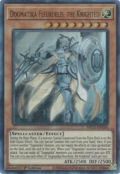 Dogmatika Fleurdelis, the Knighted [MP21-EN104] Ultra Rare | Gear Gaming Bentonville