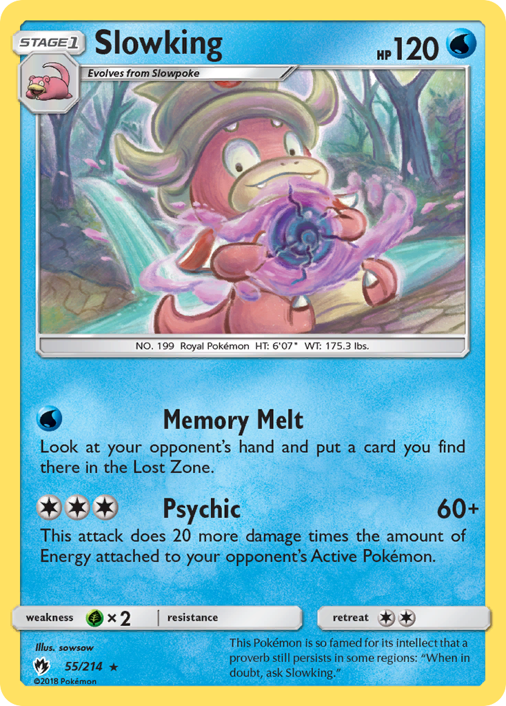 Slowking (55/214) [Sun & Moon: Lost Thunder] | Gear Gaming Bentonville