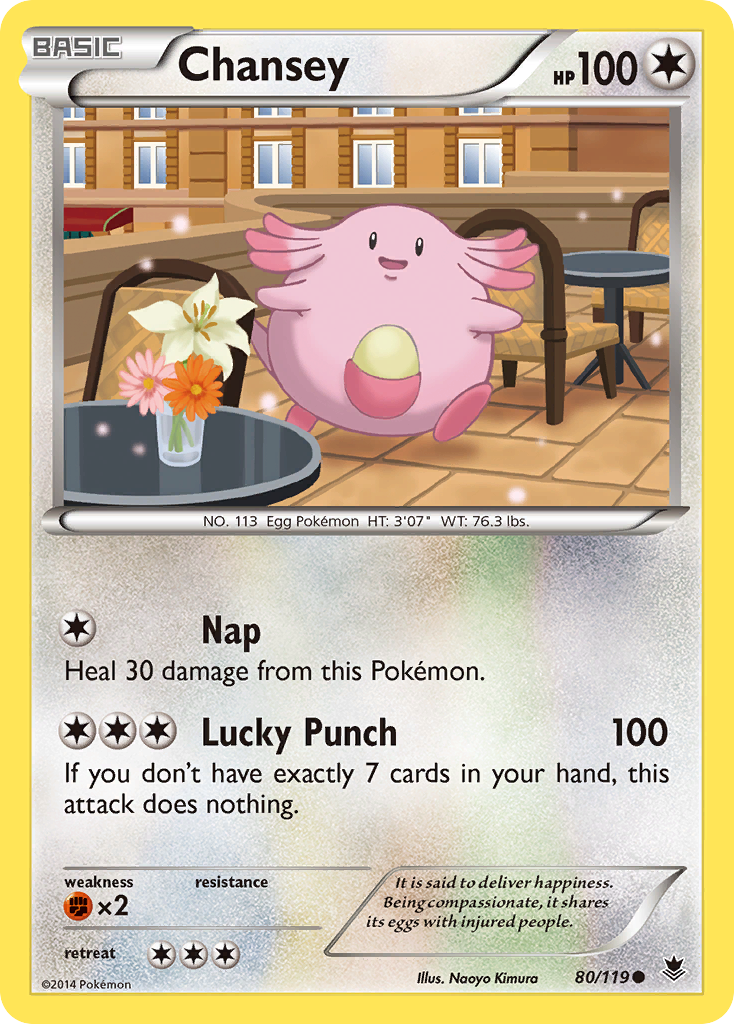 Chansey (80/119) [XY: Phantom Forces] | Gear Gaming Bentonville