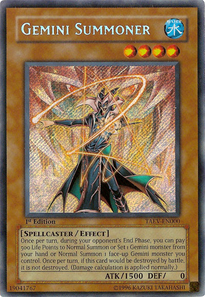 Gemini Summoner [TAEV-EN000] Secret Rare | Gear Gaming Bentonville