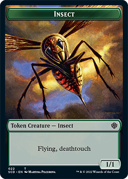 Insect // Cat Double-Sided Token [Starter Commander Decks] | Gear Gaming Bentonville