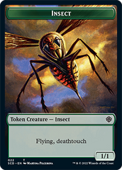 Insect // Cat Double-Sided Token [Starter Commander Decks] | Gear Gaming Bentonville