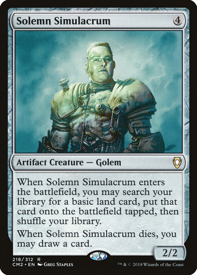 Solemn Simulacrum (218/312) [Commander Anthology Volume II] | Gear Gaming Bentonville