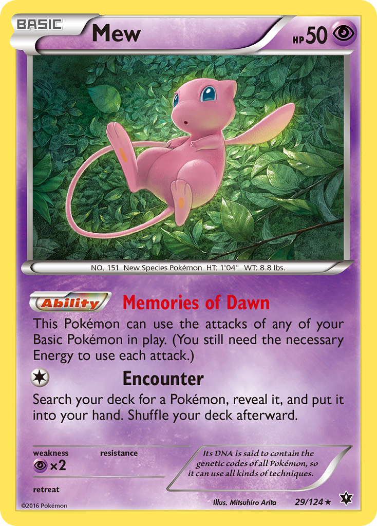 Mew (29/124) [XY: Fates Collide] | Gear Gaming Bentonville