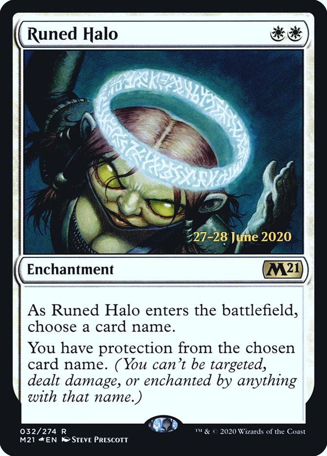 Runed Halo  [Core Set 2021 Prerelease Promos] | Gear Gaming Bentonville