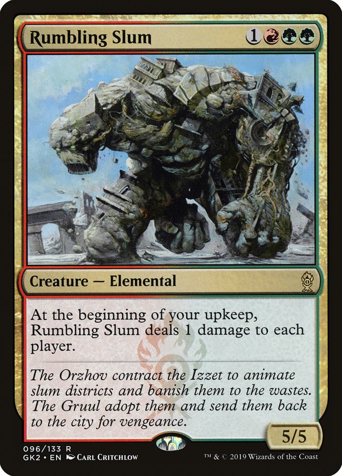 Rumbling Slum [Ravnica Allegiance Guild Kit] | Gear Gaming Bentonville