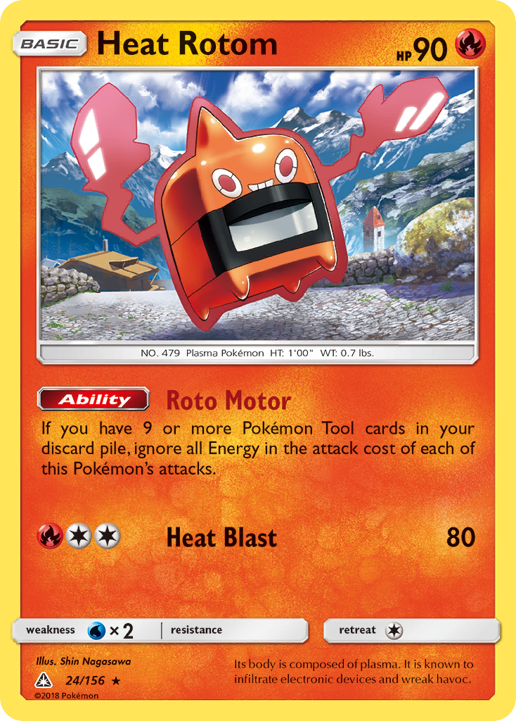 Heat Rotom (24/156) [Sun & Moon: Ultra Prism] | Gear Gaming Bentonville