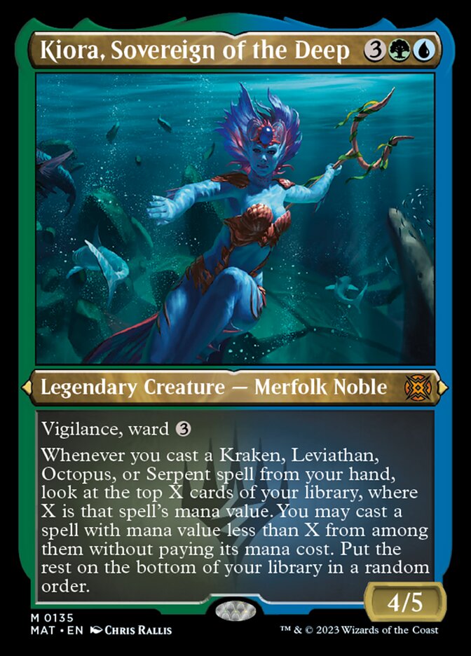 Kiora, Sovereign of the Deep (Foil Etched) [March of the Machine: The Aftermath] | Gear Gaming Bentonville