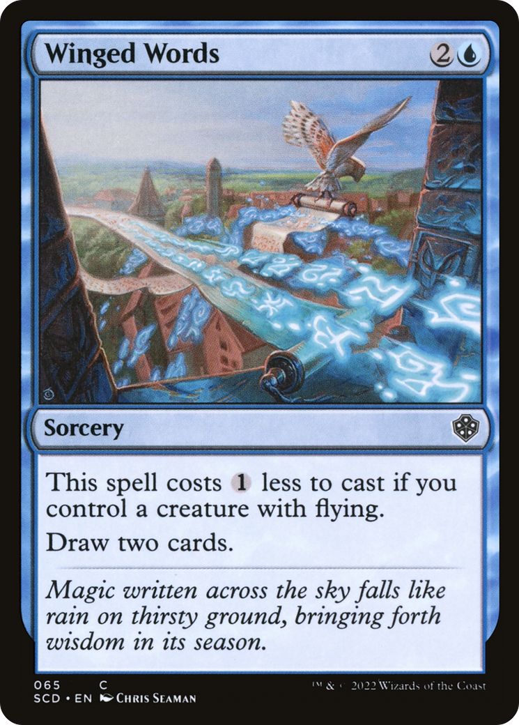 Winged Words [Starter Commander Decks] | Gear Gaming Bentonville