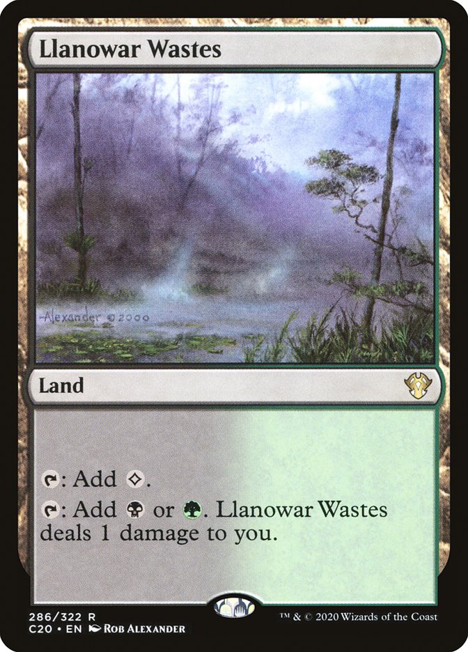 Llanowar Wastes [Commander 2020] | Gear Gaming Bentonville