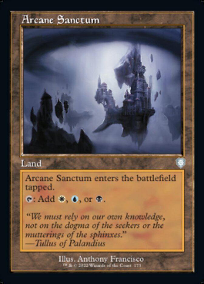 Arcane Sanctum (Retro) [The Brothers' War Commander] | Gear Gaming Bentonville