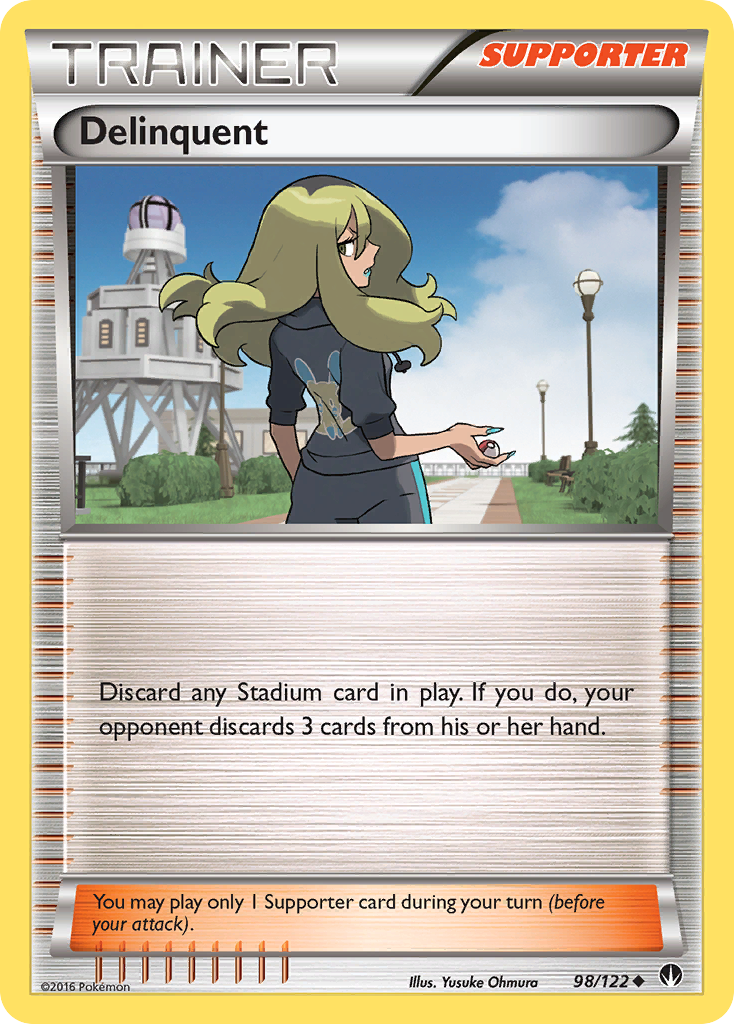 Delinquent (98/122) [XY: BREAKpoint] | Gear Gaming Bentonville