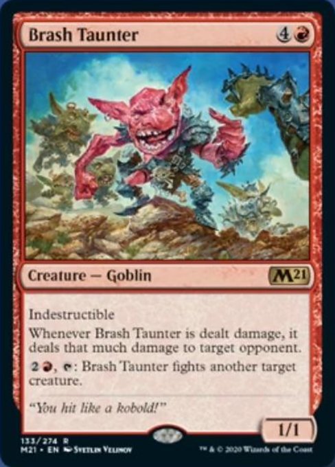 Brash Taunter [Core Set 2021] | Gear Gaming Bentonville