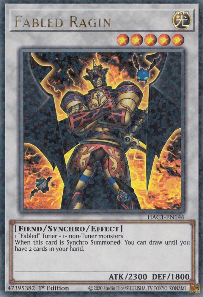 Fabled Ragin (Duel Terminal) [HAC1-EN146] Parallel Rare | Gear Gaming Bentonville