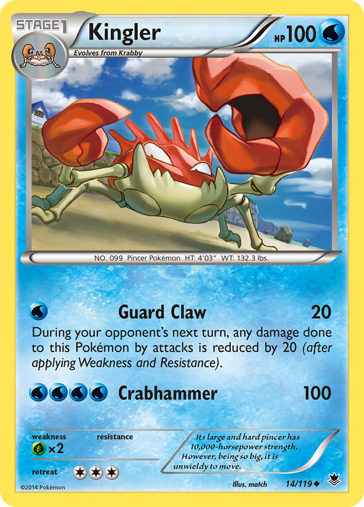 Kingler (14/119) [XY: Phantom Forces] | Gear Gaming Bentonville