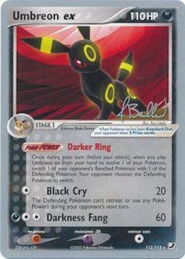 Umbreon ex (112/115) (Eeveelutions - Jimmy Ballard) [World Championships 2006] | Gear Gaming Bentonville