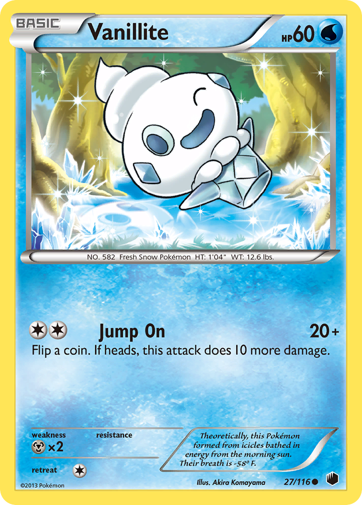 Vanillite (27/116) [Black & White: Plasma Freeze] | Gear Gaming Bentonville