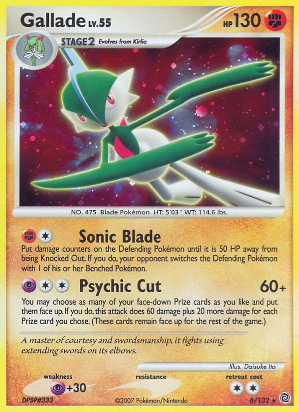 Gallade (6/132) [Diamond & Pearl: Secret Wonders] | Gear Gaming Bentonville