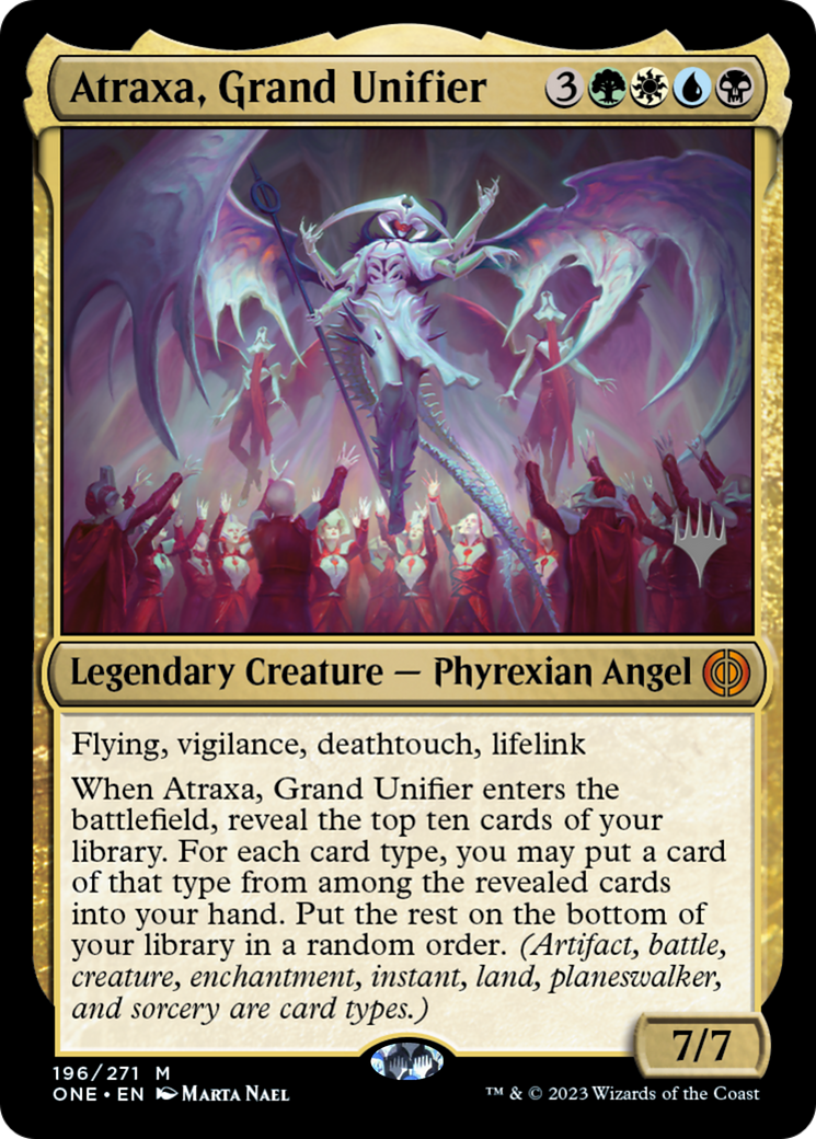 Atraxa, Grand Unifier (Promo Pack) [Phyrexia: All Will Be One Promos] | Gear Gaming Bentonville