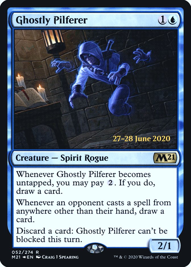 Ghostly Pilferer  [Core Set 2021 Prerelease Promos] | Gear Gaming Bentonville